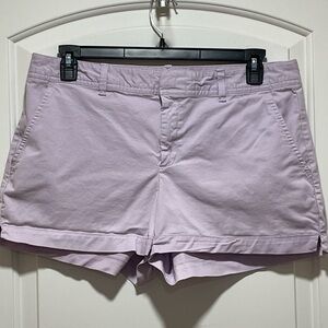 💜 Preppy Chino GAP Sz 14 3.5” THE CUTEST Lavender “City Short”Y2K Shorts Purple